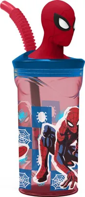 Obrázek produktu pro Hrnek s brčkem Spider-Man CZ11338 3D