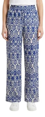 Obrázok produktu pre Zara – dámske nohavice, materiál: viskóza, strih: široký, farba: modrá, veľkosť: M