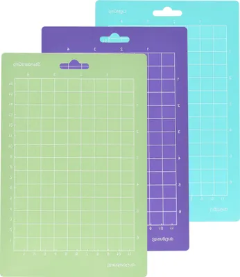 Obrázok produktu pre 3ks 6,5*4,5 palca Náhradná rezacia podložka Lepiaca protišmyková mriežka Rezacie podložky kompatibilné s rezacím strojom Silhouette Cameo Explore Plotter Machine