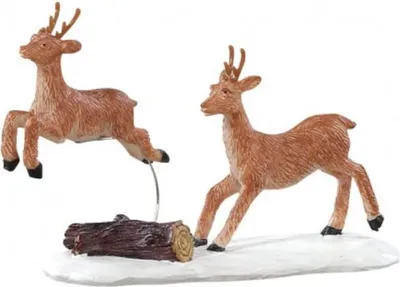 Productafbeelding van Kerstfiguur Prancing reindeer LEMAX