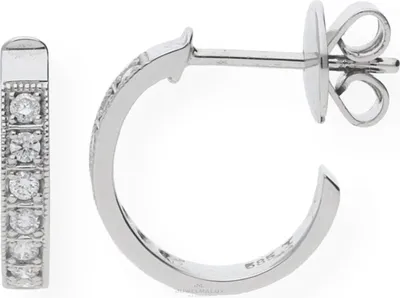 Produktbild von JuwelmaLux Brillant Creolen 585 Weißgold JL10-06-0491