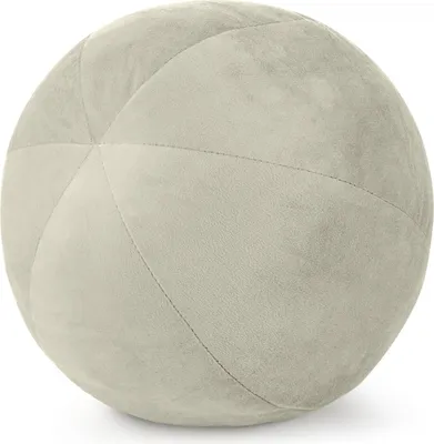 Produktbild von EUROFIRANY | Kissen - Kugel 24 cm - cremefarbenes Dekokissen - Stilvoll