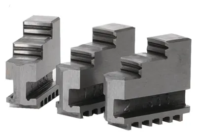 Imagen del producto de Juego de bloques de apoyo optimizado, blandos, para mandril de tres mordazas, Ø 160 mm, según la norma DIN 6350, referencia 3442907