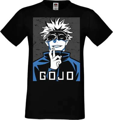 Produktbild von Herren T-Shirt Anime Manga Jujutsu Anime Manga Kaisen Satoru Gojo, Man L / Schwarz