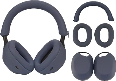 Zdjęcie produktu dla INF Wymienne nauszniki i pałąk do SONY WH-1000XM5 Ciemny niebieski