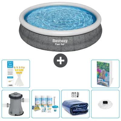 Immagine prodotto di Bestway Fast Set, piscina rotonda - 366x76 cm - composta da 5 parti, modello S228