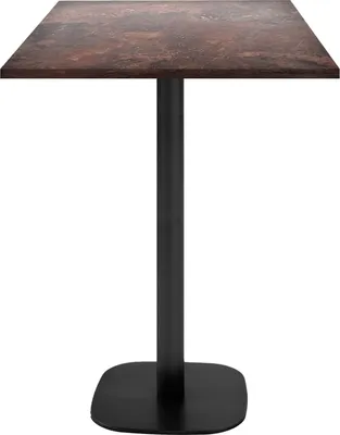 Produktbild von Stehtisch 60 x 60 cm – rundes Steinrostmodell