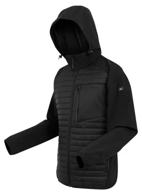 Produktbild von Regatta Pro Hybrid II Softshelljacke Herren , Größe:M, Farbe:Schwarz