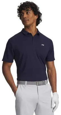 Produktbild von Under Armour T2G Piqué Herren-Golfpoloshirt, Marineblau