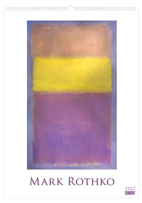 Produktbild von DUMONT Mark Rothko Wandkalender 2027, 50 x 70 cm, Abstrakter Expressionismus, 12 Kunstdrucke