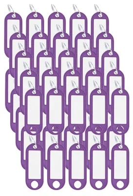 Produktbild von Wedo Schlüsselanhänger aus Kunststoff mit Ring Violett 50 Anhänger