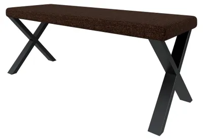 Image de Banc Akiko Metal A - Ensemble de bancs d'angle pour votre salle à manger, cuisine moderne, coin salon, coin repas. Parfait pour la cuisine, le bureau et la réception. Fabrication solide et robuste. (128x44-Inari28)