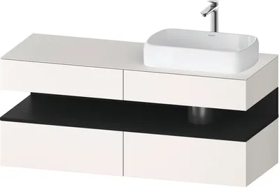 Produktbild von DURAVIT QA4766016840010 QAT KWTU WH Eck 1400x550x600 Wß Smt H