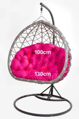 Produktbild von Gartenkissen für hängesessel 130x100 cm | Kissen für Hängesessel Rosa | Garden Sitzkissen | Schaukelkissen | Kissen für Hängekorb