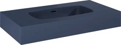 Produktbild von Jungborn Waschtisch DECEM 806 x 460 mm navy blau matt