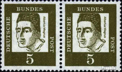 Produktbild von Briefmarken BRD (BR.Deutschland) 1961 Mi 347y wP waagerechtes Paar gestempelt Bedeutende Deutsche