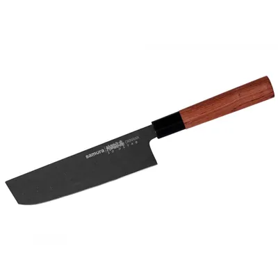 Zdjęcie produktu dla Samura OKINAWA Stonewash Nakiri Knife 6.8"/172mm - precyzyjny japoński stalowy nóż szefa kuchni do warzyw i kulinarnego mistrzostwa