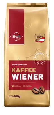 Obrázek produktu pro Seli Kaffee Wiener 1 kg, zrnková káva