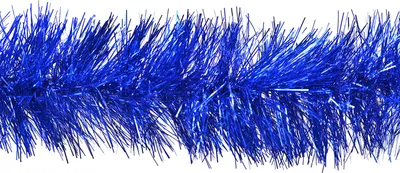 Produktbild von Weihnachtsgirlande Lametta 15cm x 3m Blau