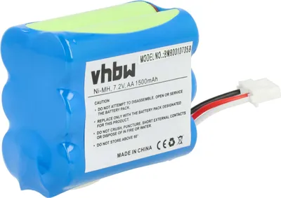 Produktbild von vhbw Akku Ersatz für iRobot 4409709, GPRHC202N026, W206001001399 für Staubsauger (1500 mAh, 7,2 V, NiMH)