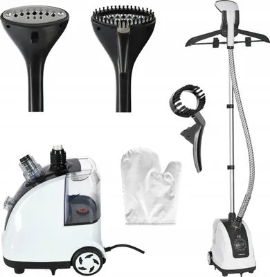 Obrázek produktu pro Weisser Wäschedampfer 1950W 32G/Min 11 Regelstufen 1300Ml Nádrž