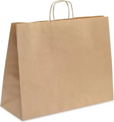 Zdjęcie produktu dla Torba Papierowa Na Prezent 500x180x390 Brązowa