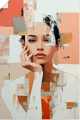 Produktbild von ARTland Poster Blick im Fragment Größe: 60x90 cm