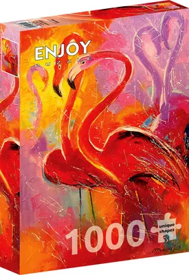 Zdjęcie produktu dla Puzzle 1000 elementów Enjoy – Flamingo
