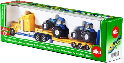 Immagine prodotto di SIKU Super - Tractor con trattore e 2 trattori New Holland 1:87
