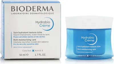 Zdjęcie produktu dla Bioderma Hydrabio, Krem oczyszczający, Skóra sucha, Skóra wrażliwa, Bardzo sucha skóra, Nawilżający, Odżywiający, Zmiękczający, 50 ml, 1 szt.