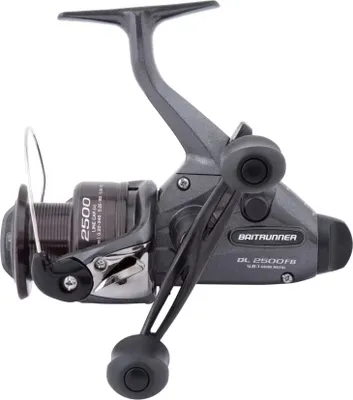 Image de SHIMANO Baitrunner DL-FB, 2500, ambidextre, roue libre Moulinet de pêche, frein avant, BTRDL2500FB