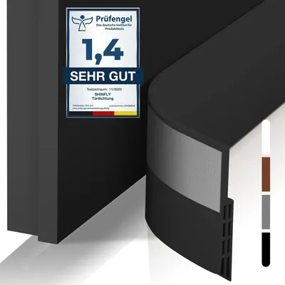 Image de Boudin anti-courant d'air, largeur 12,6 cm, longueur 100 cm, en caoutchouc, isolant phonique, pour portes