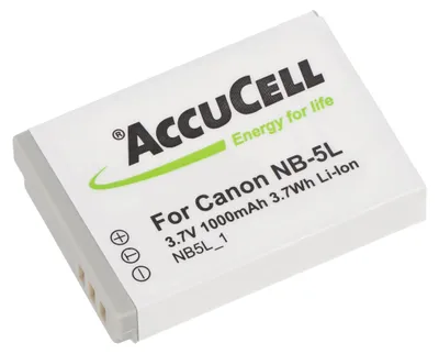 Produktbild von AccuCell Akku passend für Canon PowerShot SD900 Akku