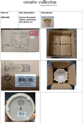 Obrázek produktu pro Bloomingville Limone, Zelená, Žlutá, Kameninové nádobí, Další, 16,5 cm, 160 mm, 1 kusů