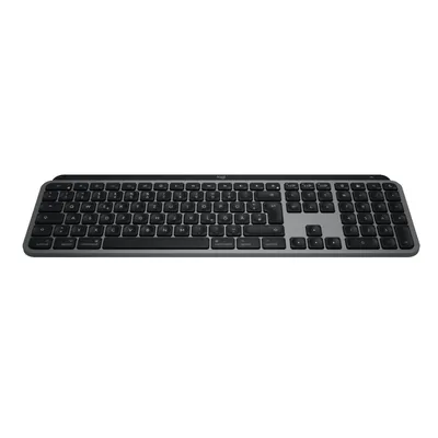 Produktbild von Logitech Master Series MX Keys S for Mac - Tastatur - full size - hinterleuchtet - kabellos - Bluetooth LE - QWERTZ - Deutsch - Space-grau