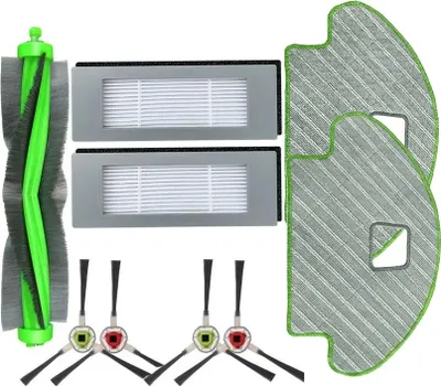 Image de KIT POUR iRobot Roomba Combo R113840 R111840 filtres brosses chiffons