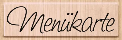 Produktbild von Heyda 211800502 Stempel Menü "Menükarte"