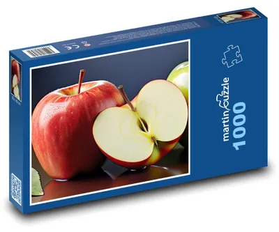 Produktbild von Puzzle 1000 Apfel - Obst, Snack - martinpuzzle