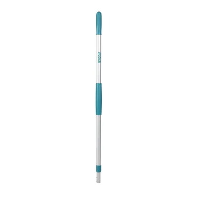 A product shot of a mop handle against a white background.