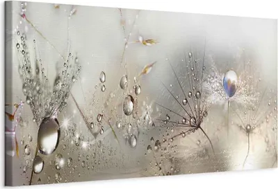 Obrázek produktu pro Obraz z netkaného plátna - Ranní píseň 120x40 cm Květiny b-C-0169-b-b
