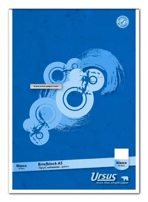 Produktbild von URSUS Notizblock A5 50BL glatt *
