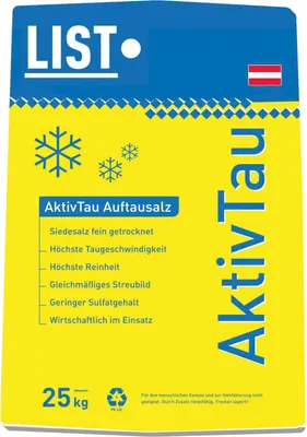 Produktbild von vasalat Streusalz 25kg - Auftausalz - hocheffektives Siedesalz gegen Glatteis