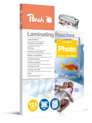 Produktbild von Peach Laminierfolien Photosize 10x15 cm (106x156 mm) 125mic