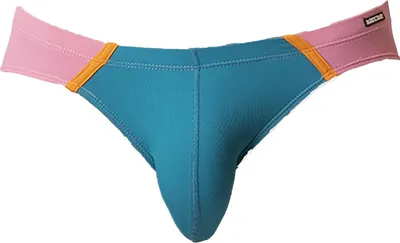Zdjęcie produktu dla Barcode Berlin Avas Swim Brief Blue-Rose-Orange