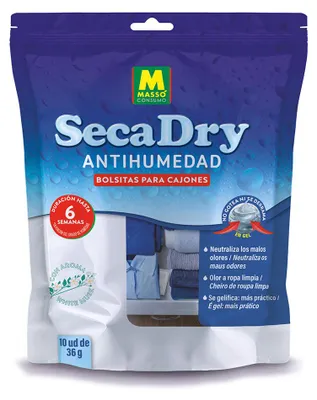 Image de Sachets Anti-humidité Secadry Absorption Gel Efficace Longue Durée - Massó