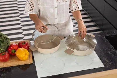 Produktbild von Florina Mokka Aluminium-Bratpfanne 28 cm 3,3 l