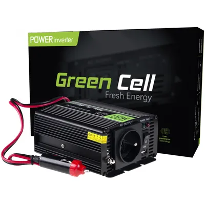 Obrázek produktu pro Green Cell INV06, Univerzální, Auto, 12 V, 150 W, 230 V, DC-to-AC