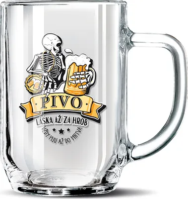 Produktbild von Nekupto Dárkový půllitr Láska až za hrob RDH