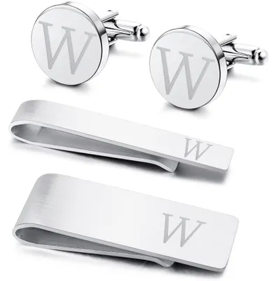Image de Solidchoice - Ensemble de boutons de manchette et de broches personnalisé pour hommes