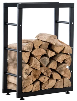 Obrázek produktu pro Stojan na dřevo Keri V2 25x80x125, černá